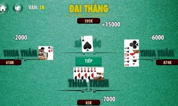Hướng Dẫn Chơi Sâm Lốc Nhà Cái VZ99 Chi Tiết Cho Người Mới 2 Giao diện chơi Sâm Lốc Nhà Cái VZ99