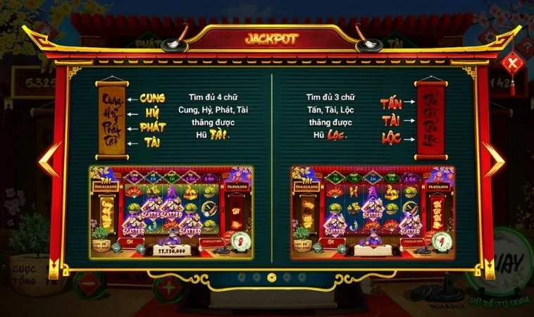 Cách Chơi Nổ Hũ Ông Đồ Tại VZ99: Hướng Dẫn Chi Tiết 2 Cách tính Jackpot trong nổ hũ Ông Đồ tại VZ99