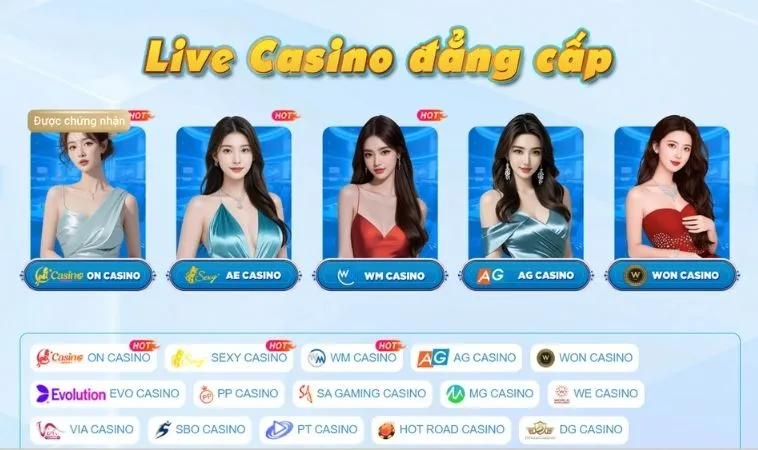 Khám Phá Casino Online Tại VZ99: Đỉnh Cao Giải Trí Cá Cược 1 Sảnh Casino Online VZ99 an toàn, chất lượng để tham gia cá cược